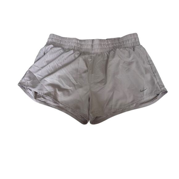 Nike One Women's White Dri-FIT Mid-Rise 3" Brief-Lined Shorts Size L - Picture 4 of 7